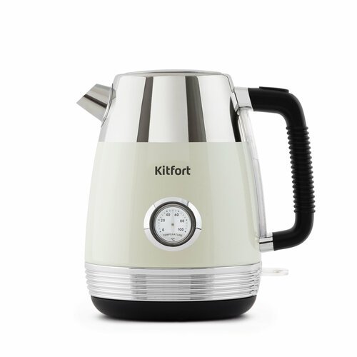 Чайник электрический KITFORT КТ-633-3, 2150Вт, бежевый
