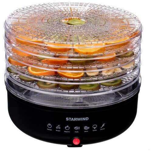 Сушилка для овощей и фруктов StarWind SFD1510 150Вт