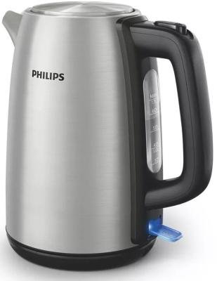 Чайник Philips/ Чайник металлический, 1,7 л, 2200 Вт, световой индикатор, функция автовыключения, индикатор уровня воды