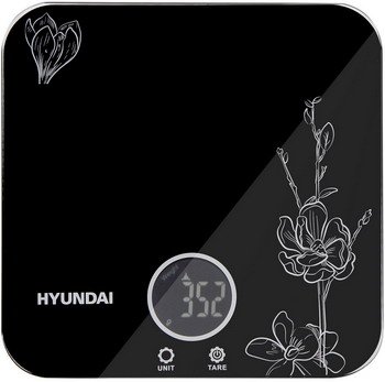 Кухонные весы Hyundai HYS-KG421 черный