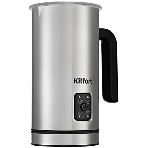 Капучинатор Kitfort КТ-758, 500 Вт, 0.3 л, 4 режима, серый