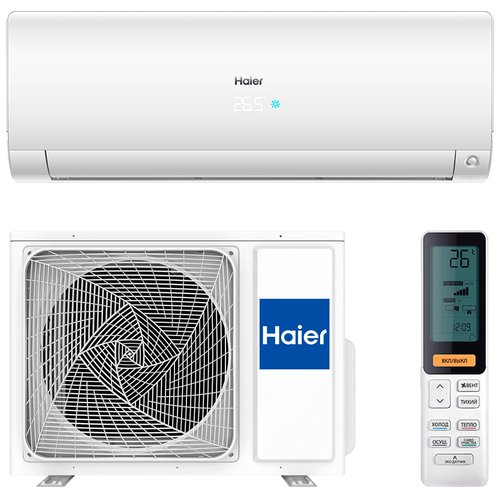 Сплит-система HAIER AS25S2SF1FA-W/1U25S2SM2FA серии FLEXIS DC-Inverter