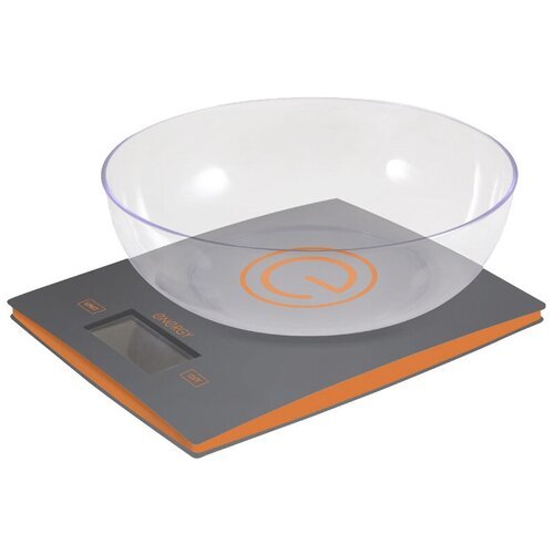 Кухонные весы Energy EN-424, серый/оранжевый