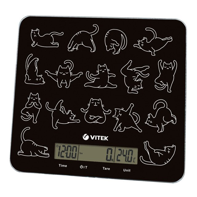 весы кухонные VITEK VT-8026 до 10кг стекло