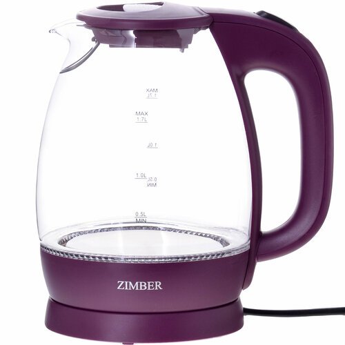 Электрический чайник 1,7 л с подсветкой ZIMBER 11176