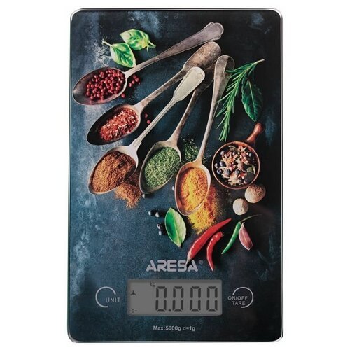 Кухонные весы ARESA AR-4312 5 кг, синий