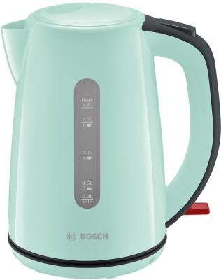 Чайник электрический Bosch TWK7502 2200 Вт бирюзовый 1.7 л пластик