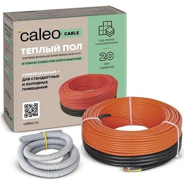 Нагревательный кабель 5 м<sup>2</sup> Caleo CABLE 18W-40″ /></div>
<div itemprop=