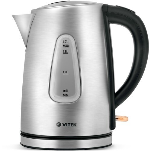 Чайник VITEK VT-7007, серебристый/черный