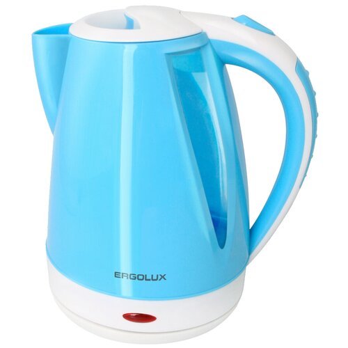 Чайник Ergolux ELX-KP02, голубой/белый
