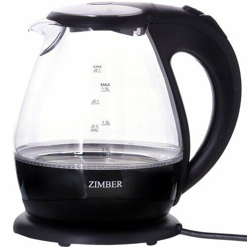 Электрический чайник 1,5л с подсветкой ZIMBER 11183