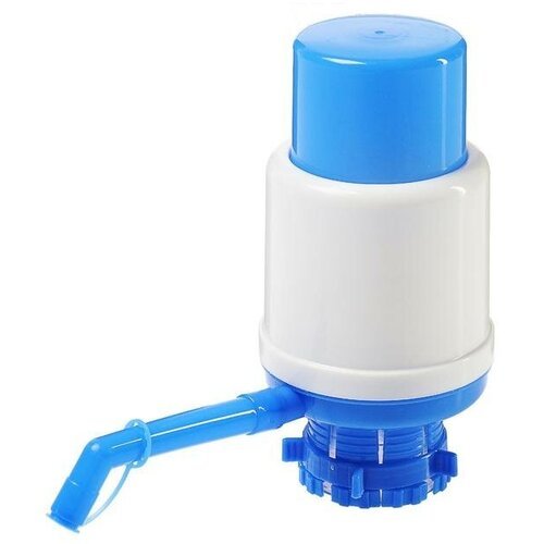 Luazon Home Помпа для воды Luazon, механическая, большая, под бутыль от 11 до 19 л, голубая