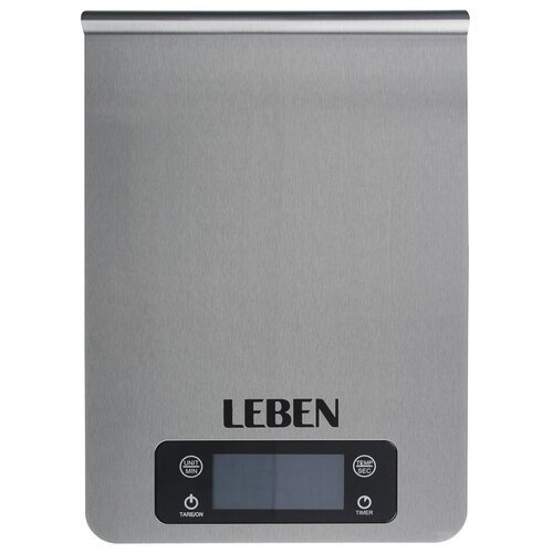 Кухонные весы Leben 268-054, серебристый