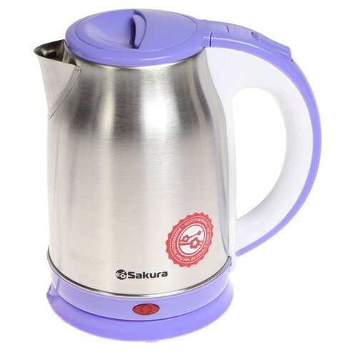 SAKURA Чайник электрический Sakura SA-2147P, 1.8 л, 1800 Вт, пурпурный